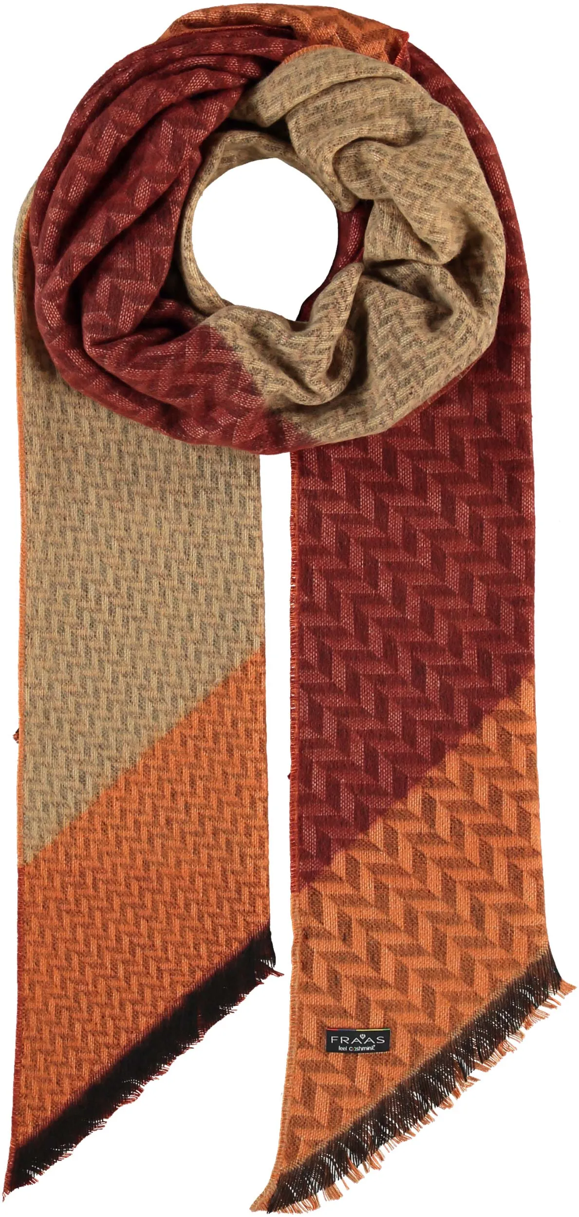 Sustainability Edition Chevron Recycled Bias Scarf