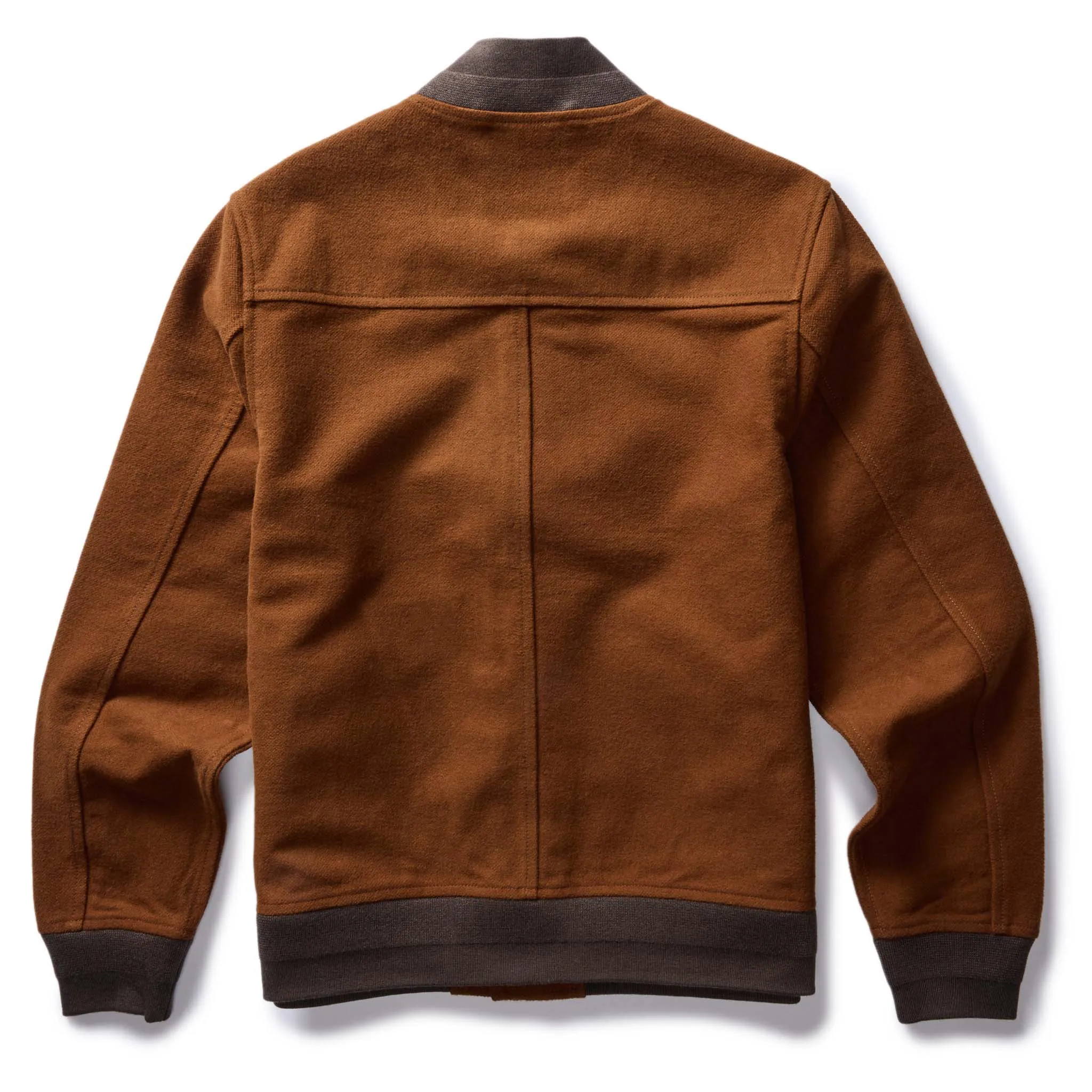 The Bomber Jacket in Tarnished Copper Moleskin