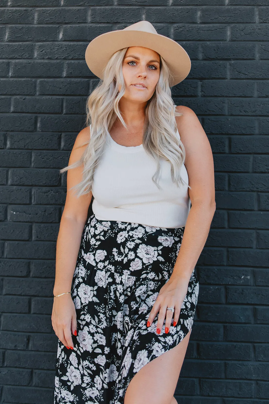 The Whitney Maxi Skirt by Saltwater Luxe - Floral