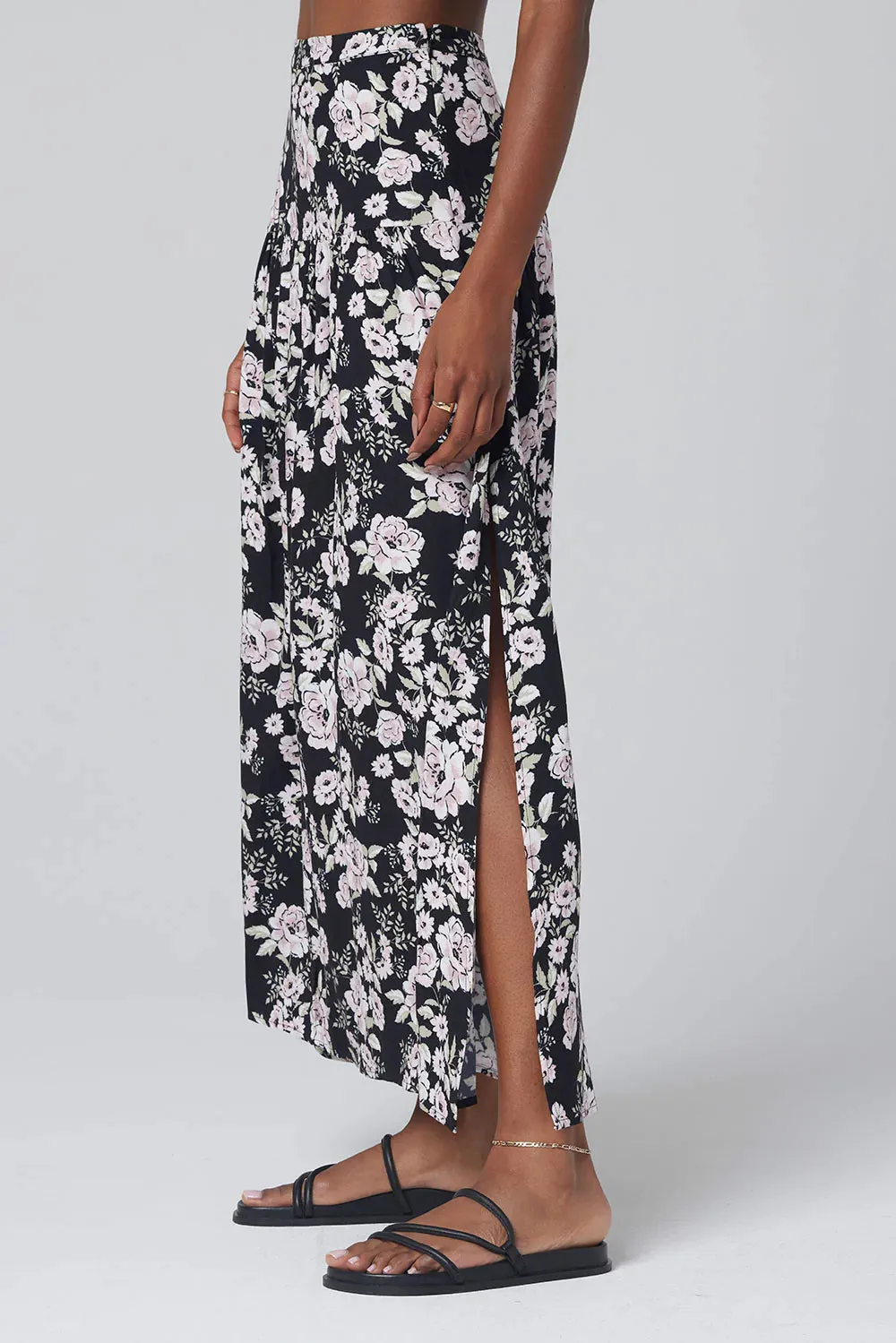 The Whitney Maxi Skirt by Saltwater Luxe - Floral