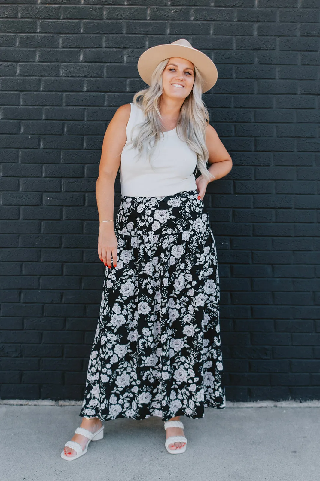 The Whitney Maxi Skirt by Saltwater Luxe - Floral