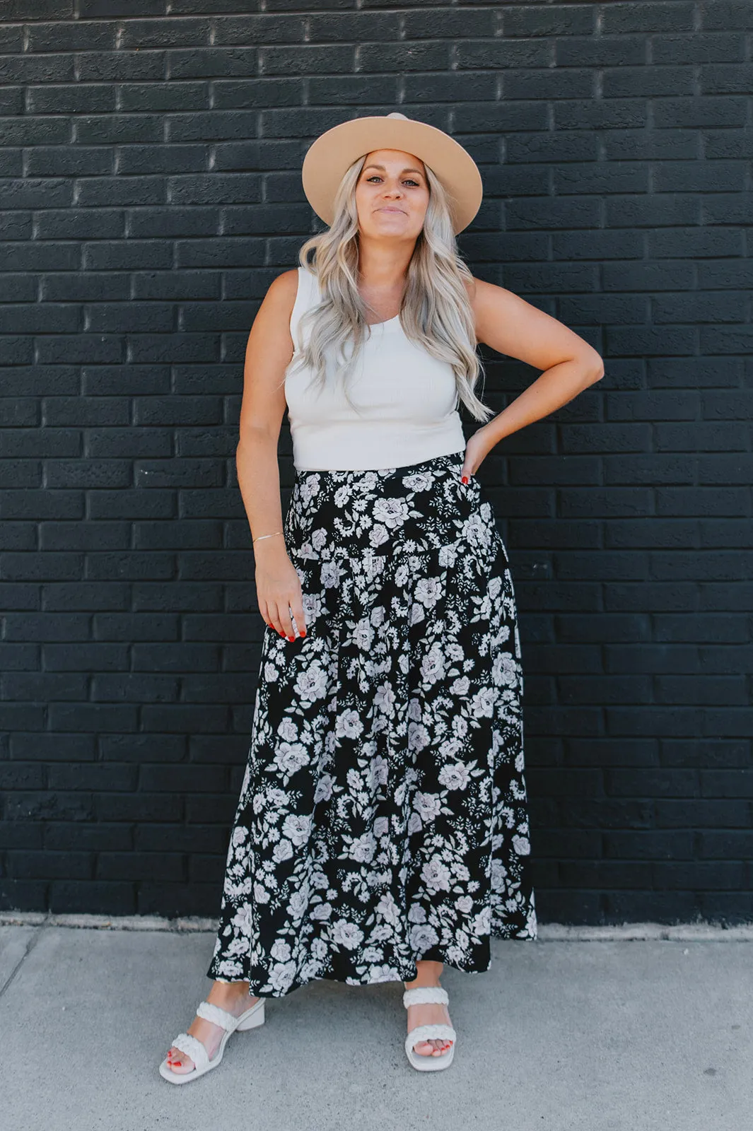 The Whitney Maxi Skirt by Saltwater Luxe - Floral