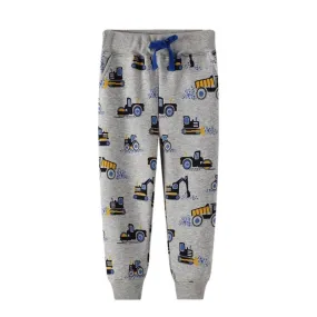 Toddler Boy's Truck Print Casual Pants