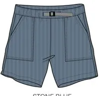 Topanga Cord Short - Stone Blue