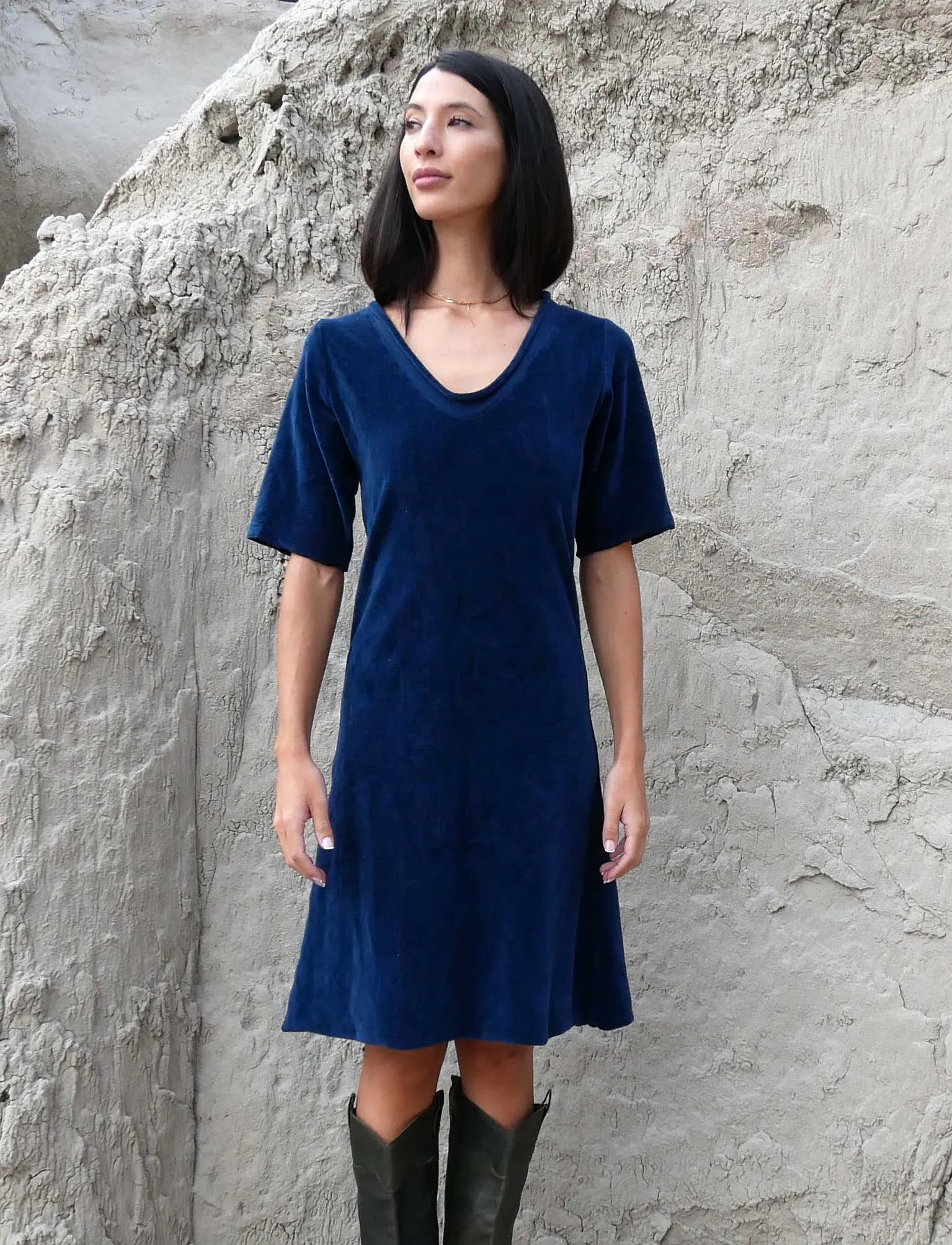 VELOUR Ritual Simplicity Short Dress