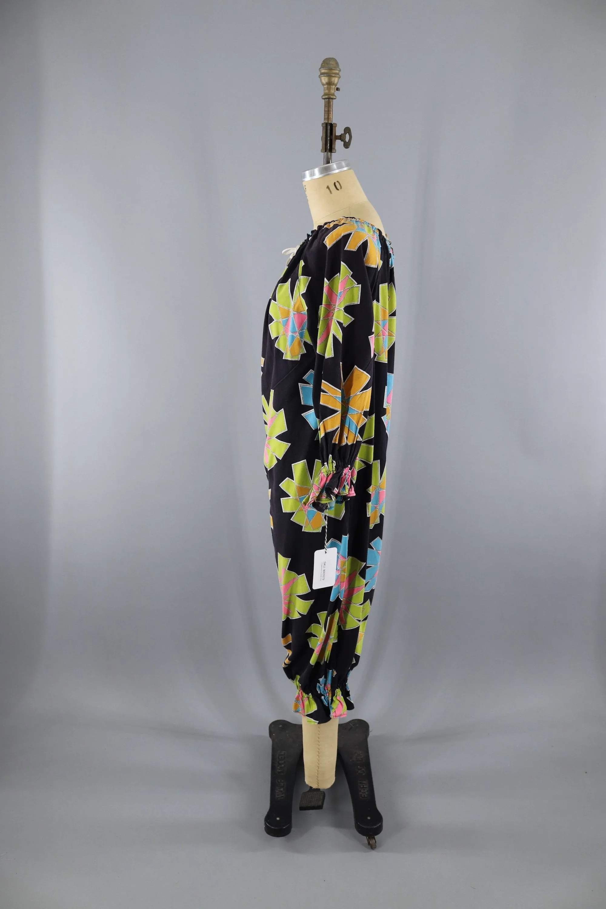 Vintage 1950s Clown or Jester Costume Jumpsuit