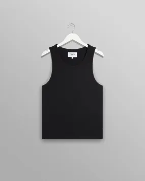 Wax London Black Montague Tank