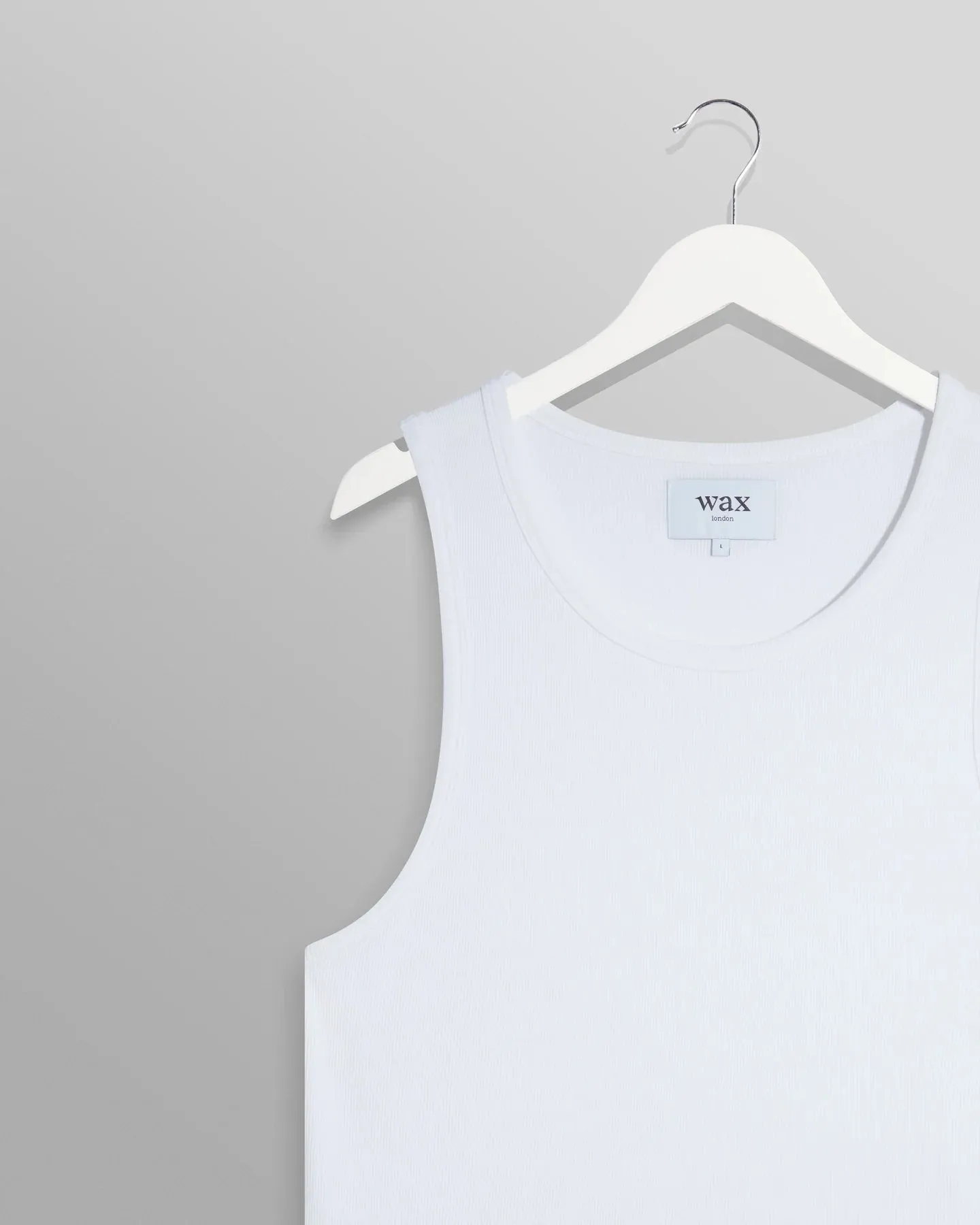 Wax London White Montague Tank