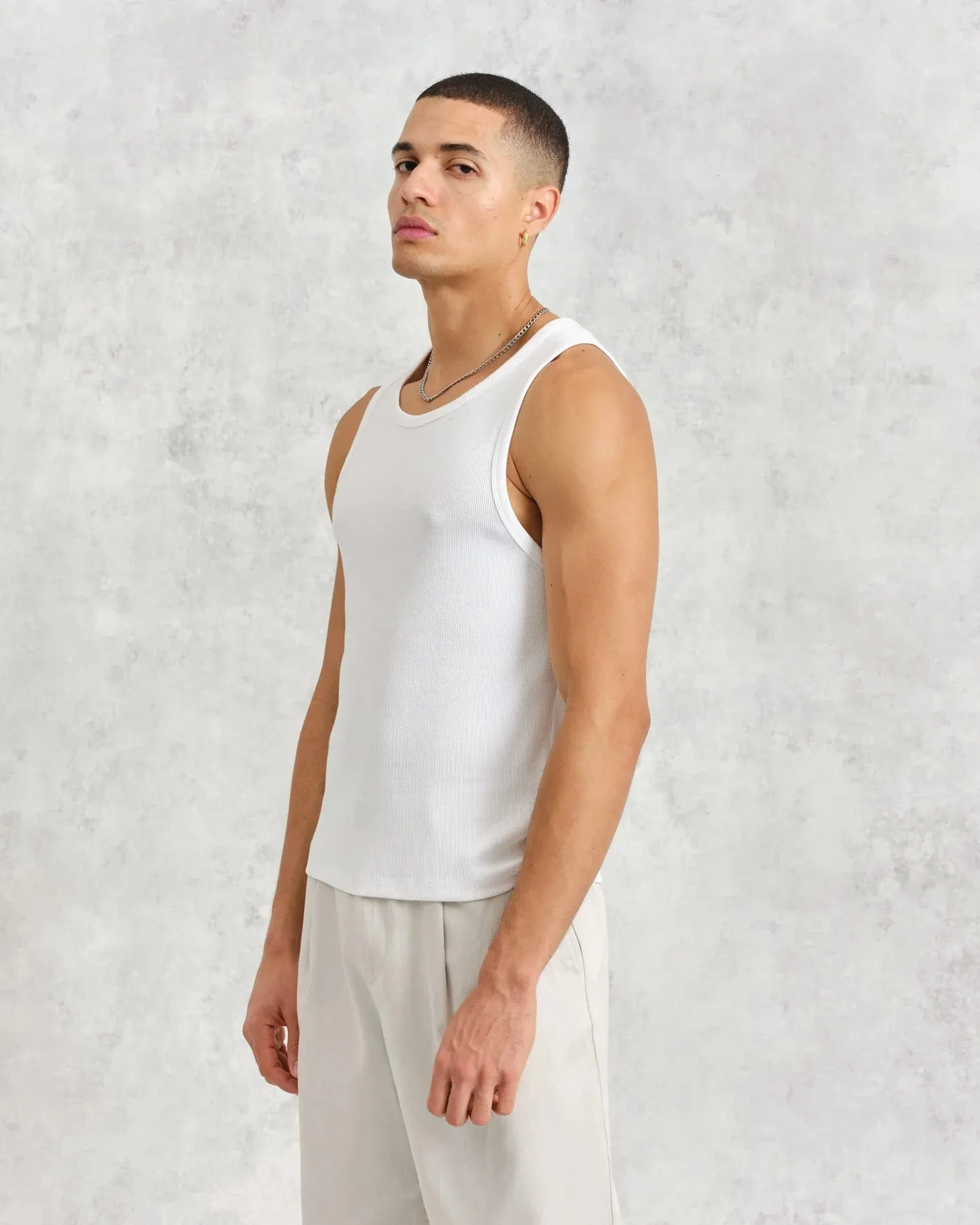 Wax London White Montague Tank