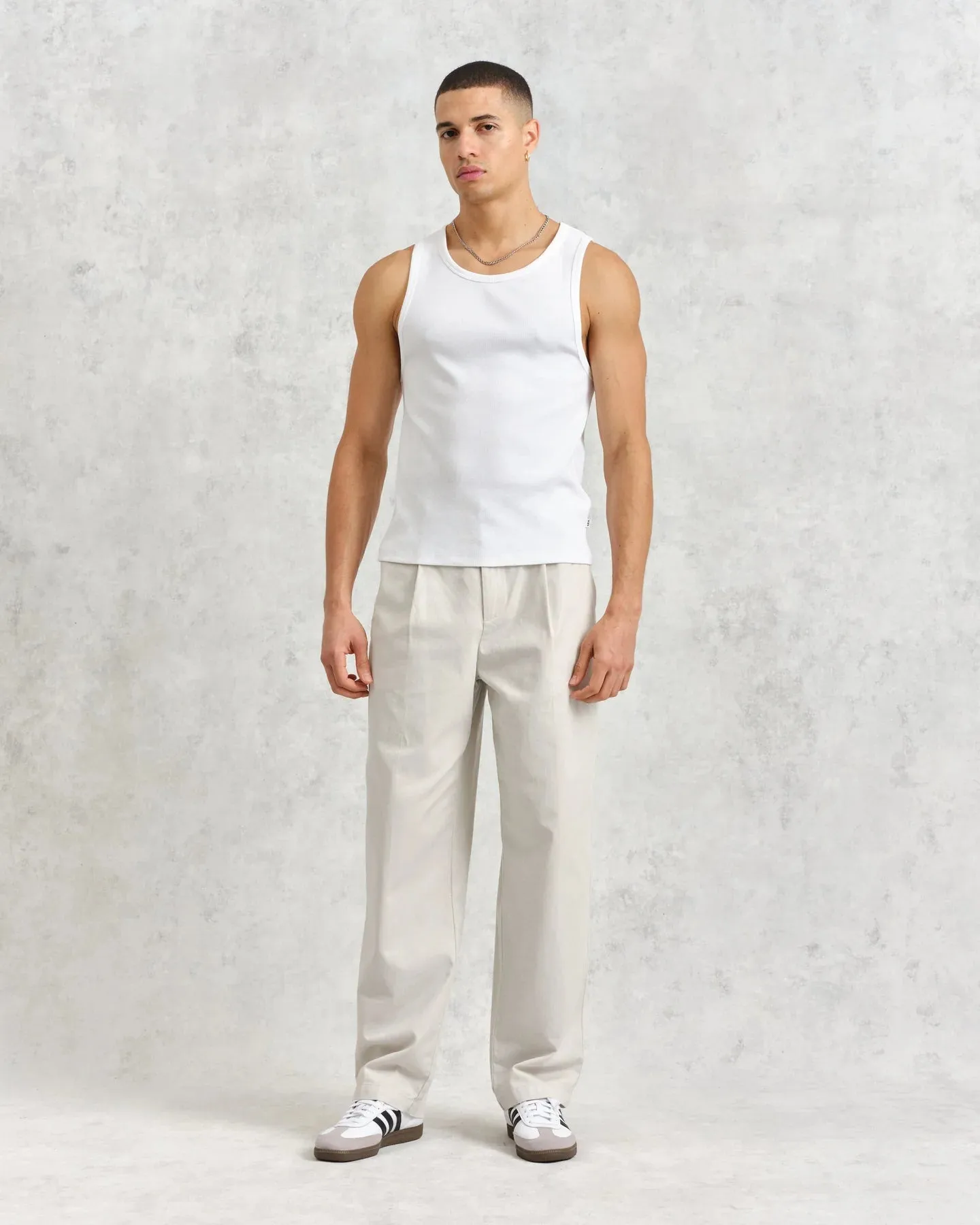 Wax London White Montague Tank