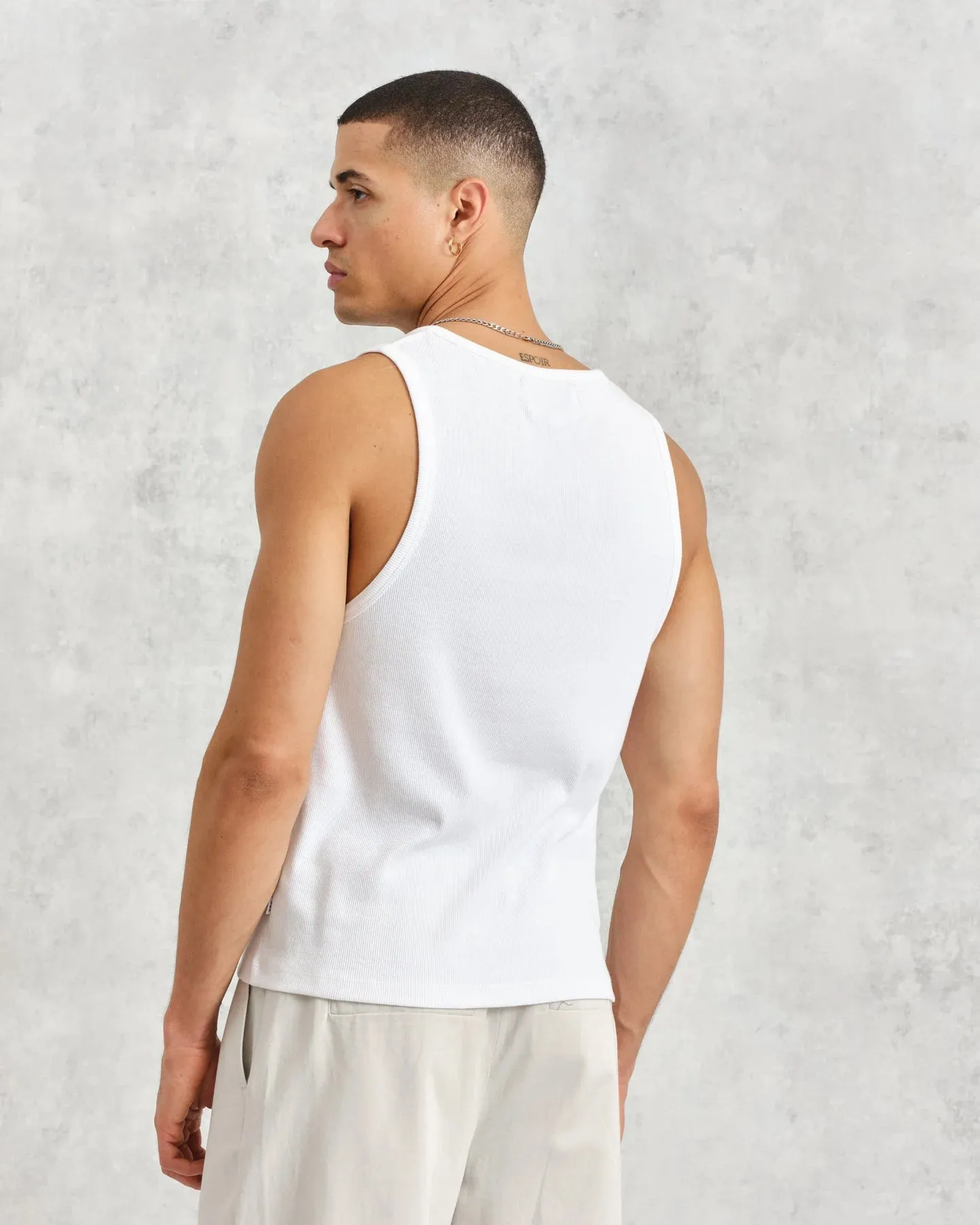 Wax London White Montague Tank