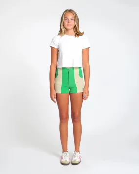 Women's Short (Green/Sand)