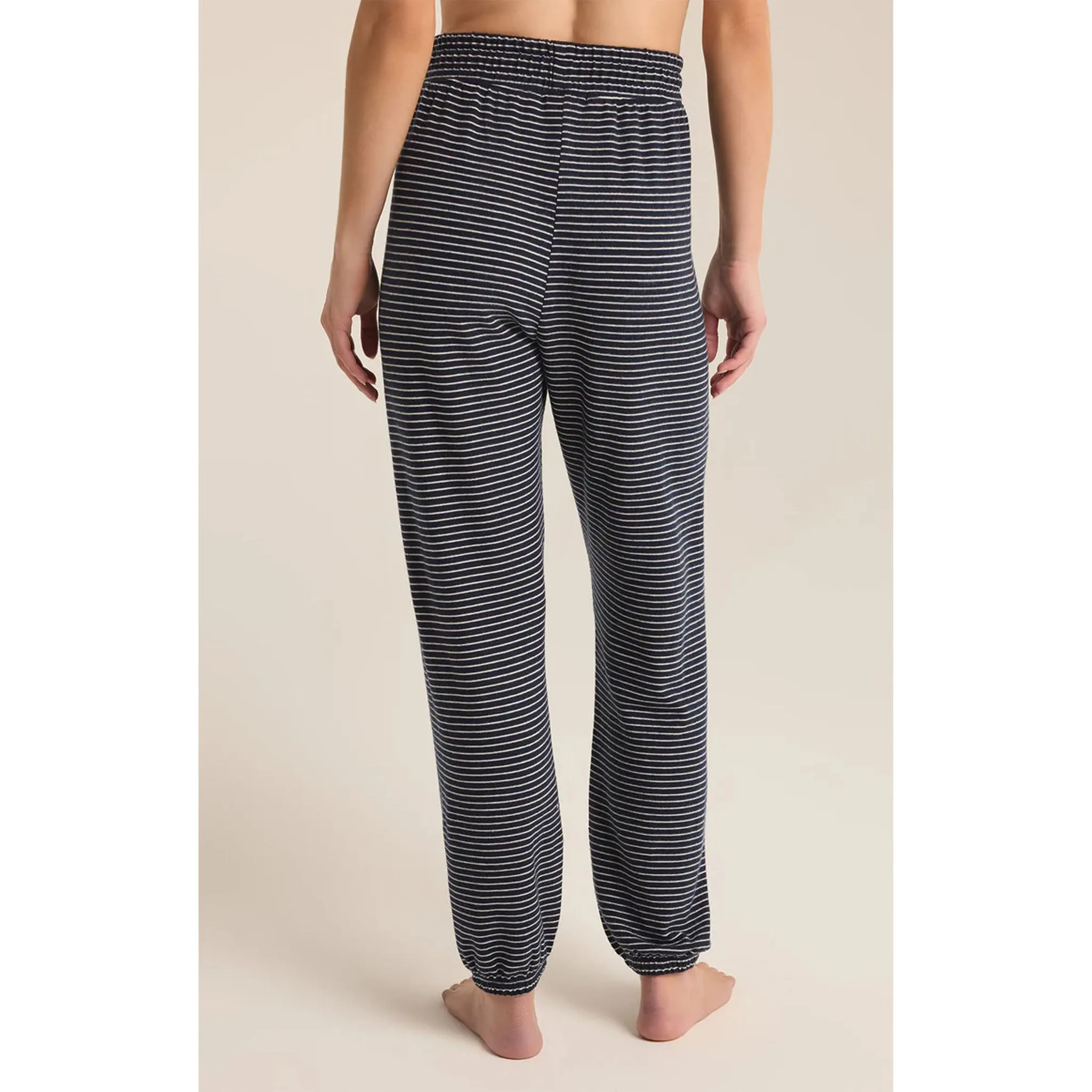 Z Supply Lounge Stripe Jogger in Eclipse